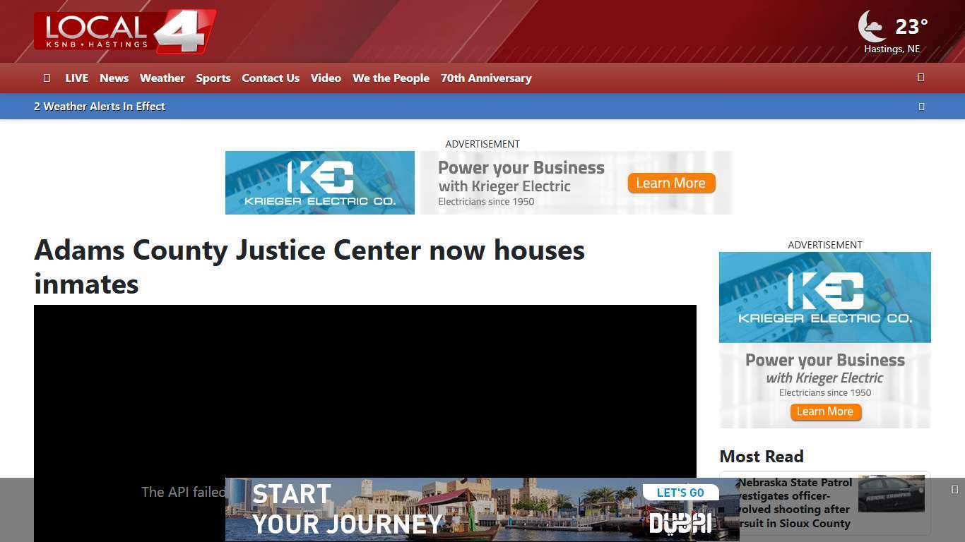 Adams County Justice Center now houses inmates